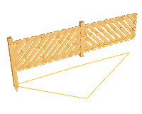 Concept Charpentes Bois - clôtures en bois modèle city