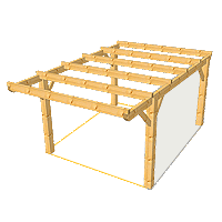 Concept Charpentes Bois - Terrasse en bois modèle flo
