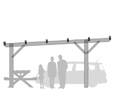 Concept Charpentes Bois - Terrasse en bois modèle flo