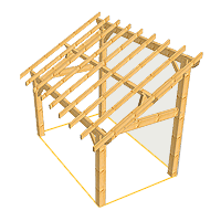Concept Charpentes Bois - Terrasse en bois modèle maïder